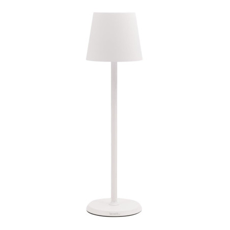 Lampe de table LED sans fil blanche à intensité variable Securit Feline avec câble de chargement magnétique