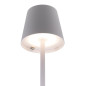 Lampe de table LED sans fil blanche à intensité variable Securit Feline avec câble de chargement magnétique