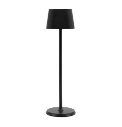 Lampe de table LED sans fil noire à intensité variable Securit Georgina avec câble de chargement magnétique