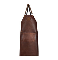 Tablier de cuisine marron sangles croisées Boska Mr. Smith
