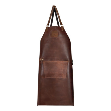 Tablier de cuisine marron sangles croisées Boska Mr. Smith