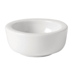 Pots à beurre Utopia Titan blancs 65 mm (lot de 6)