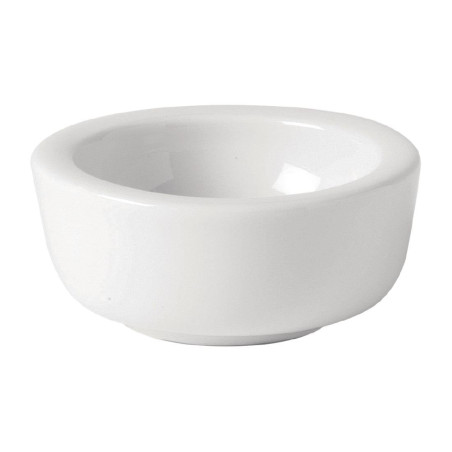 Pots à beurre Utopia Titan blancs 65 mm (lot de 6)