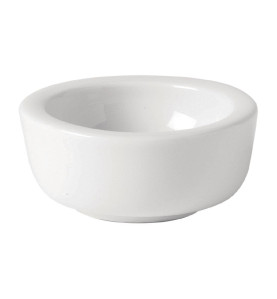 Pots à beurre Utopia Titan blancs 65 mm (lot de 6)