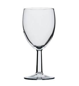 Verres à pied Utopia Saxon 250 ml marqués CE à 175 ml (lot de 48)