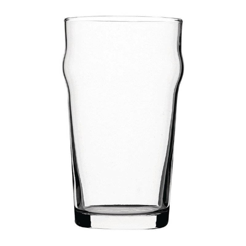 Verres à bière nucléés Utopia Nonic 570 ml CE (lot de 48)
