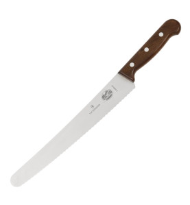 Couteau à génoise denté avec manche en bois Victorinox 25,5 cm