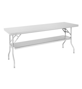 Table de travail pliante inox Vogue 1830x760x780