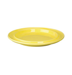 Assiettes bord surélevé Heritage Olympia jaunes 253mm (lot de 4)