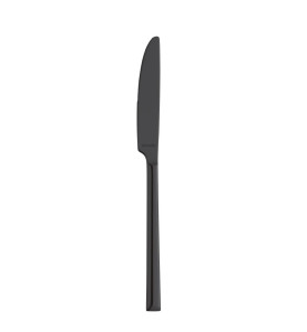 Couteaux de table Amefa Metropole PVD noirs (lot de 12)