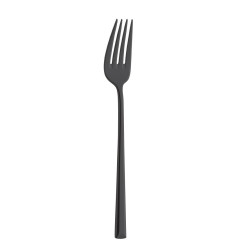Fourchettes de table Amefa Metropole PVD noires (lot de 12)