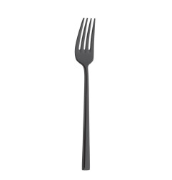 Fourchettes à dessert Amefa Metropole PVD noires (lot de 12)