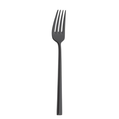 Fourchettes à dessert Amefa Metropole PVD noires (lot de 12)