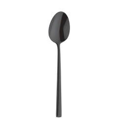Cuillères à dessert Amefa Metropole PVD noires (lot de 12)