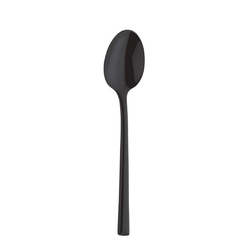 Cuillères à moka Amefa Metropole PVD noires (lot de 12)