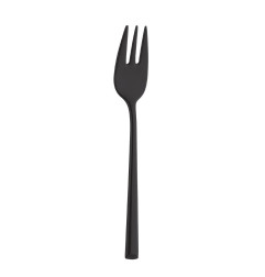 Fourchettes à gâteau Amefa Metropole PVD noires (lot de 12)