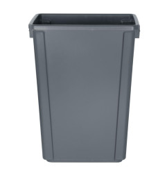 Poubelle Jantex Slim grise 60L