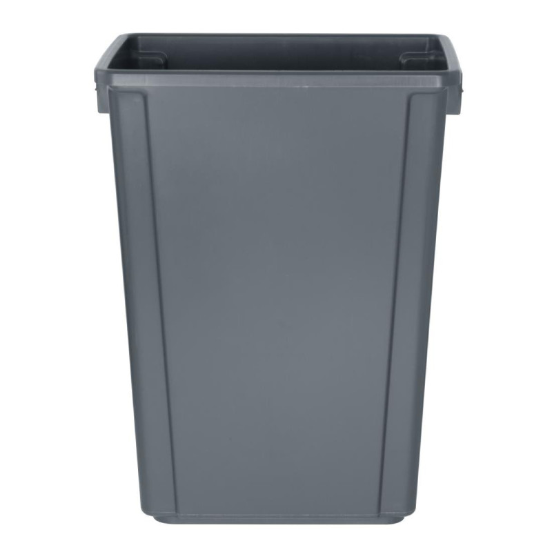 Poubelle Jantex Slim grise 60L