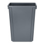 Poubelle Jantex Slim grise 60L