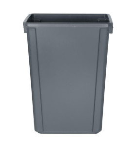 Poubelle Jantex Slim grise 60L