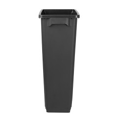 Poubelle Jantex Slim noire 80L