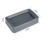 Couvercle gris Jantex pour poubelles Slim 60/80L