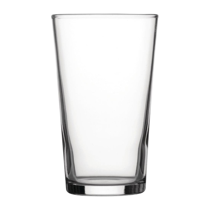Verres à bière coniques nucléés Max Utopia 280 ml CE (lot de 48)
