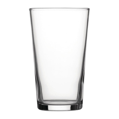 Verres à bière coniques nucléés Max Utopia 280 ml CE (lot de 48)