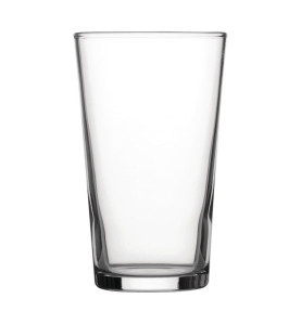 Verres à bière coniques nucléés Max Utopia 280 ml CE (lot de 48)