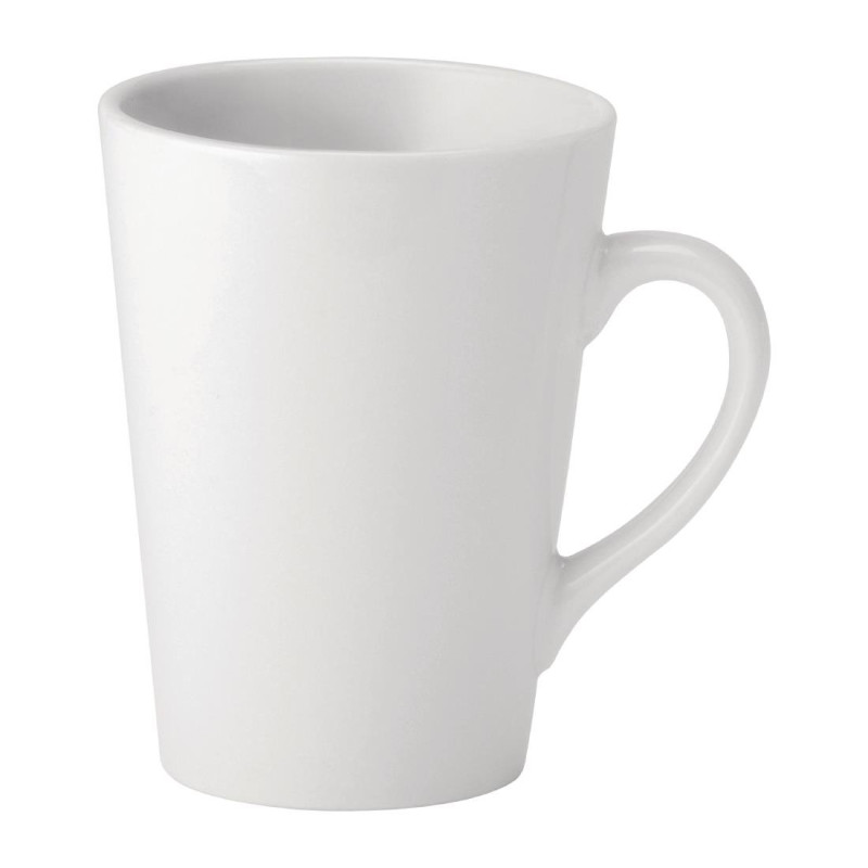 Tasses à latte Utopia Pure White 340 ml (lot de 24)