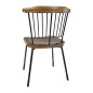 Chaises Scandi Bolero noires (lot de 2)