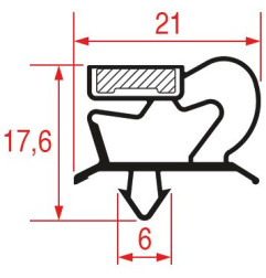 JOINT A ENCASTRER 598x480 mm