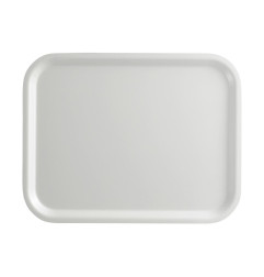 Plateau surface lisse Capri Cambro blanc 320x530mm