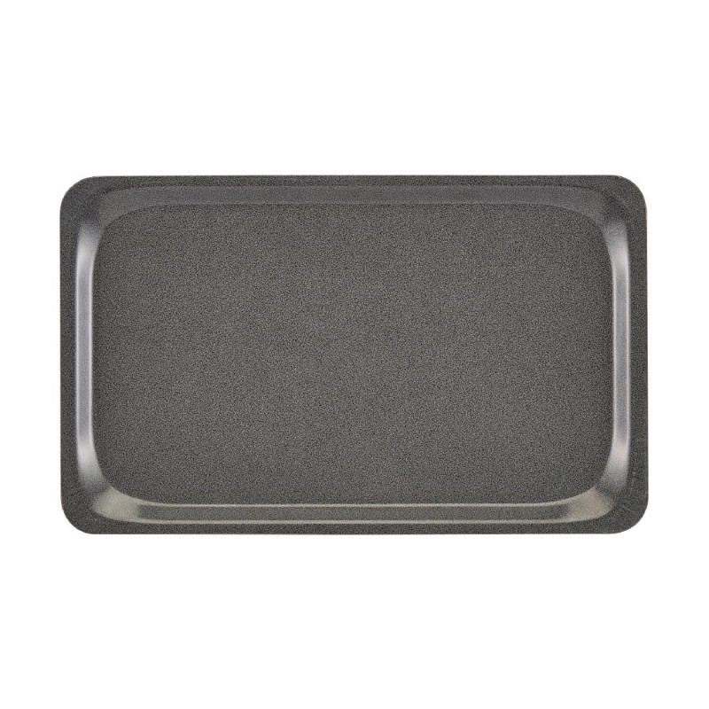 Plateau surface lisse Capri Cambro anthracite 320x530mm