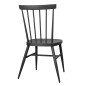 Chaises en aluminium Bolero Windsor noires (lot de 4)