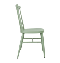 Chaises en aluminium Bolero Windsor vertes (lot de 4)