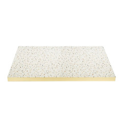Plateau de table rectangulaire Terrazzo Bolero 1 100x700mm