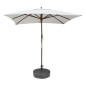 Pied de parasol en plastique noir Bolero 40L