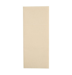 Serviettes pochettes Airlaid Fiesta Recyclable Premium Tablin crème 48x40cm (lot de 400)