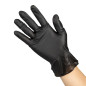 Gants vinyle non poudrés Hygiplas noirs L (lot de 100)