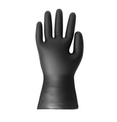 Gants vinyle non poudrés Hygiplas noirs XL (lot de 100)