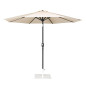 Parasol rond Bolero Seville 3m crème