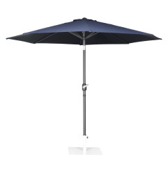 Parasol rond Bolero Seville 3m bleu marine
