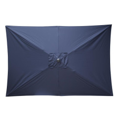 Parasol rectangulaire Bolero Seville 2x3m bleu marine