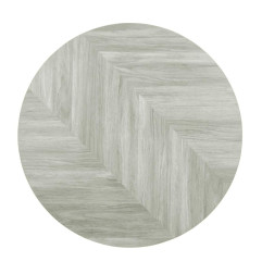 Plateau de table rond pré-percé Bolero Chevron 600mm