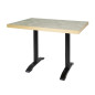 Plateau de table rectangulaire Bolero Chevron 1 100 mm x 700 mm