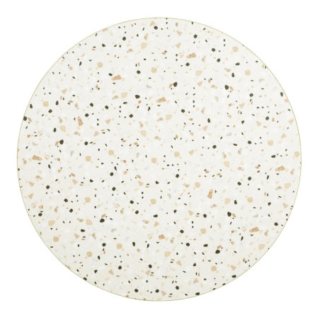 Plateau de table rond Terrazzo Bolero 600 mm