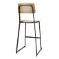 Tabourets hauts d'intérieur en bois Bolero Beaufort (lot de 2)