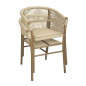 Fauteuils en corde naturelle tressée Bolero Florence (lot de 2) Fauteuils en corde naturelle tressée Bolero Florence (lot de 2)
