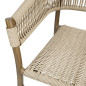Fauteuils en corde naturelle tressée Bolero Florence (lot de 2) Fauteuils en corde naturelle tressée Bolero Florence (lot de 2)